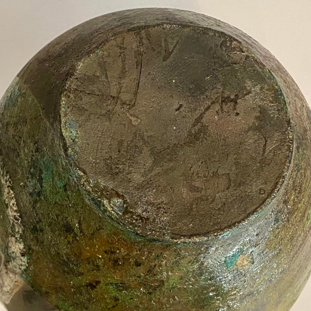 Raku Vase Studio Art Pottery For Sale - Image 11 of 11