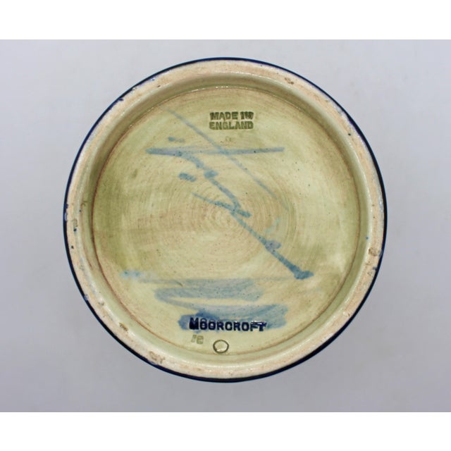 English Circa 1930 “Pomegranate” Design Large Vase by Moorcroft, England For Sale - Image 3 of 4