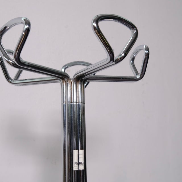 Chromed Metal Floor Coat Rack from Fiarm, 1960s For Sale - Image 13 of 18