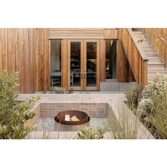 Metal Concentric Fireplace For Sale - Image 7 of 10