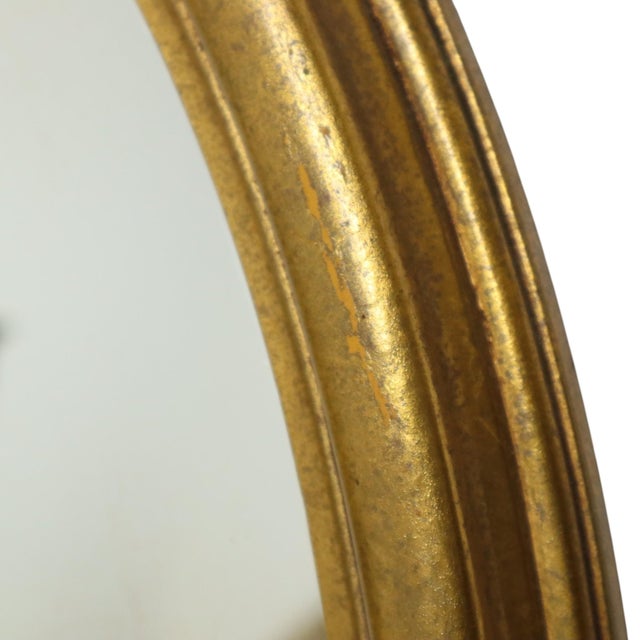 Oval Gold-Leaf Mirrors, France, 20th Century, Set of 2 For Sale - Image 15 of 18
