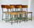 Industrial School Chairs, 1960s, Set of 6 For Sale - Image 9 of 17