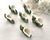 Vintage Bone China Napkin Holder Rings, Calla Lily Shape, Pia, Philippines, Set of 6 For Sale - Image 13 of 16