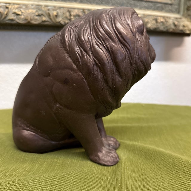 1960s Lion Door Stop, Book End, Sculpture For Sale - Image 4 of 12