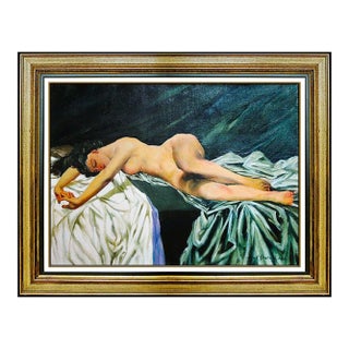 Early 20th Century Sleeping Nude, John R. Grabach For Sale