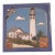 Lighthouse Coastal Glazed Tile Trivet For Sale