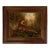 "Fox Flushing Ducks" Contemporary Reproduction Print on Canvas, Framed 13.5x11.5 For Sale