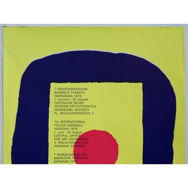 Date: 1978 Size: 26.5 x 38.5 inches Artist: Witold Janowski About the Biennale: The International Poster Biennale was held...