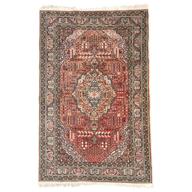 Vintage Turkish Kayseri Rug, 1960s For Sale - Image 14 of 14