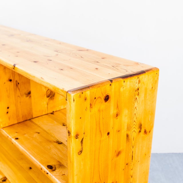 Restored 1970s Studio Made Solid Pine Credenza or Media Console For Sale - Image 13 of 16