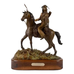 Richard Myer "The Scout" Bronze Sculpture