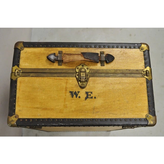 Early 20th Century Antique Overland Fitted Steamer Trunk Luggage Chairish