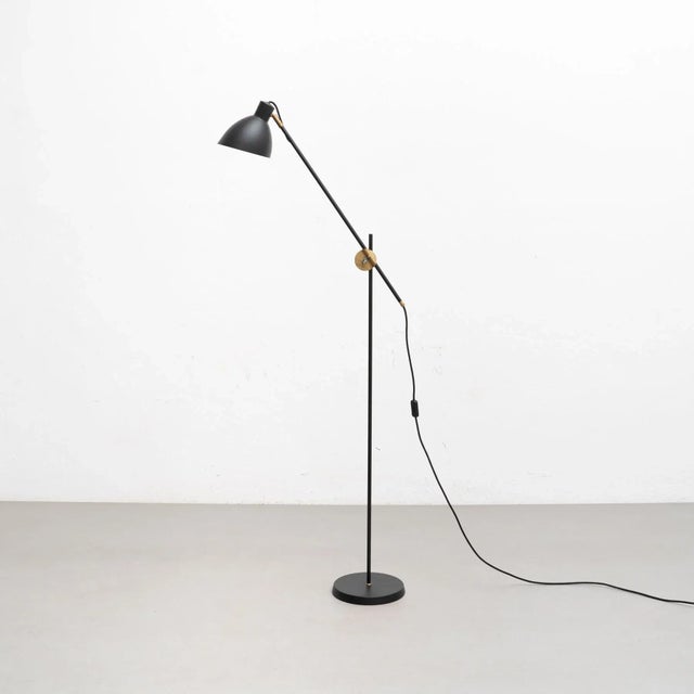 KH #1 Black Raw Brass Floor Lamp from Konsthantverk For Sale - Image 3 of 18