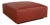 Living Landscape 755 Ottoman in Red Leather from Walter Knoll / Wilhelm Knoll For Sale