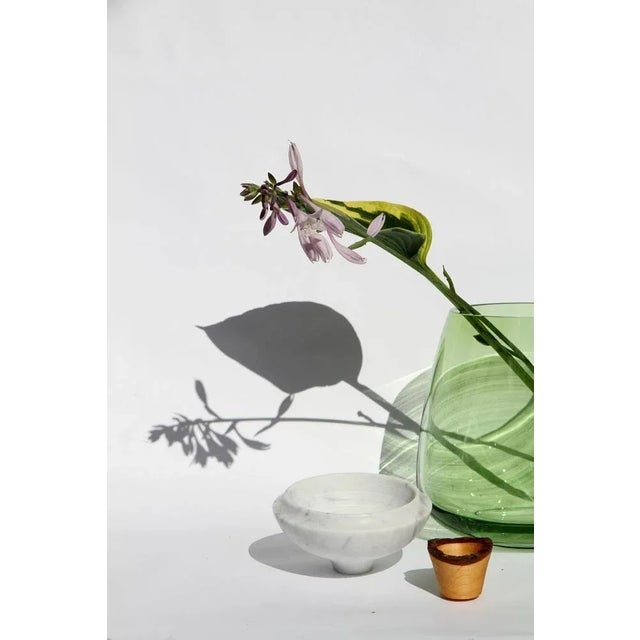 Glass Jade and Onyx Terra Stacking Vase by Pia Wüstenberg For Sale - Image 7 of 12