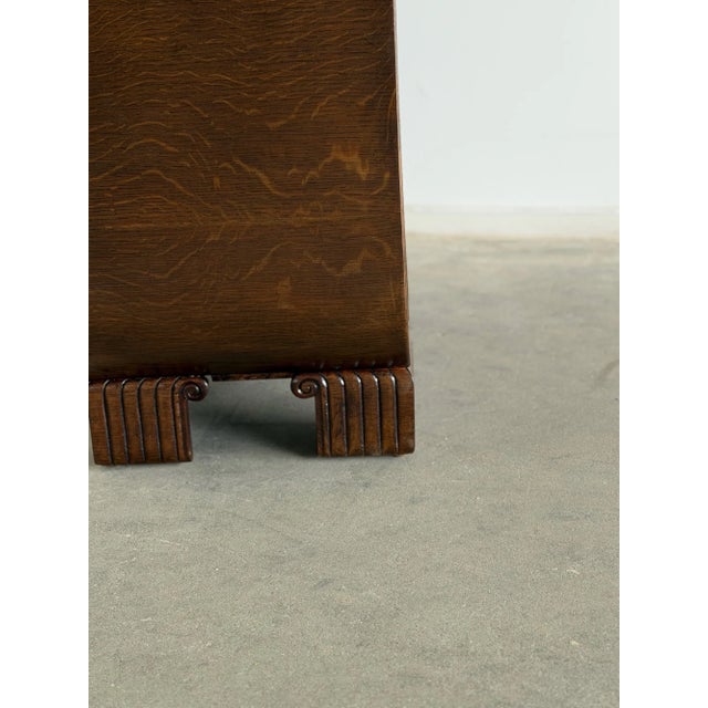 1950s Art Deco Walnut Armoire For Sale - Image 14 of 17