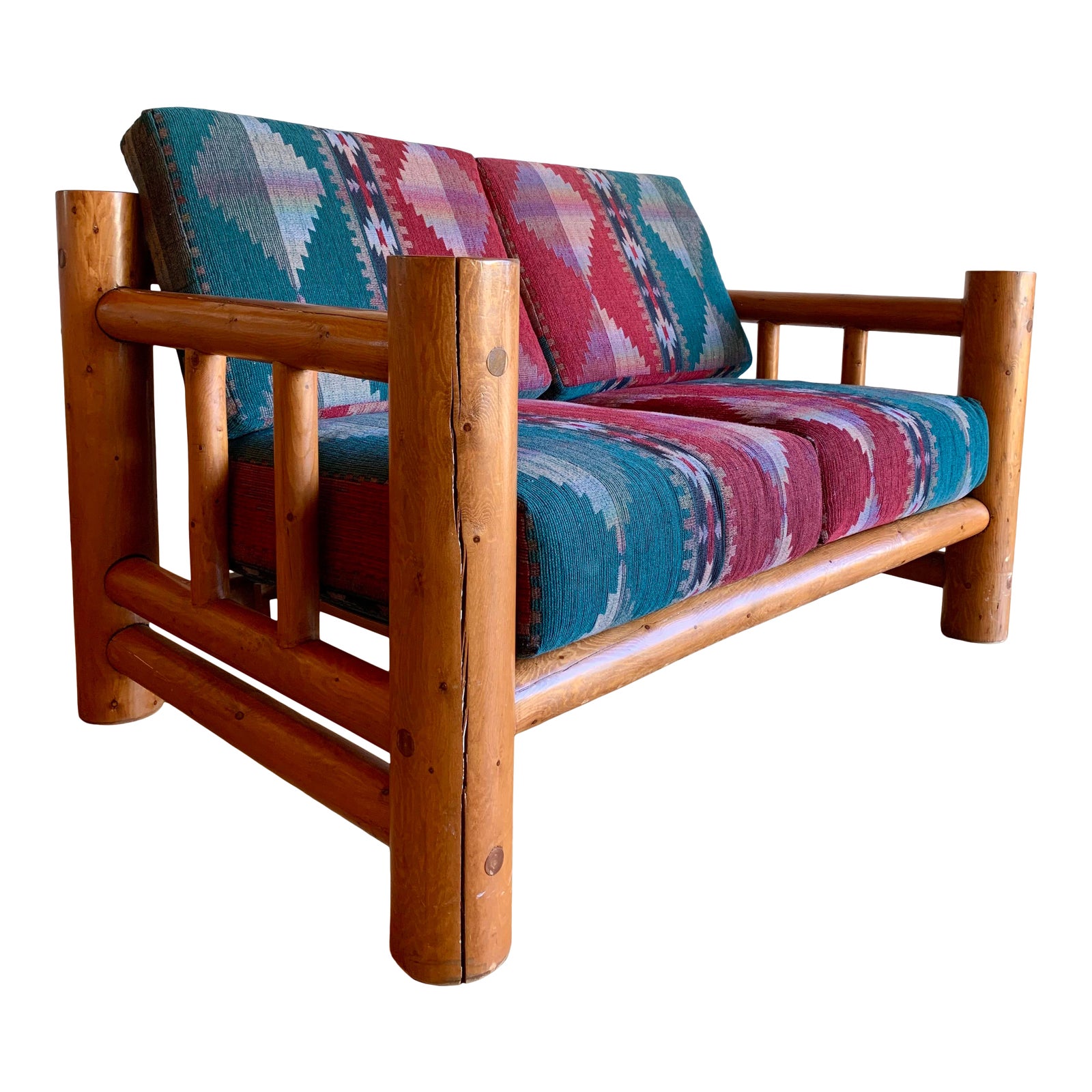 Vintage Rustic Primitive Southwest Navajo Adirondack Cabin Organic