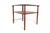 Wood Mid 20th Century Large Peter Hvidt Solid Teak + Cane Side Table For Sale - Image 7 of 12