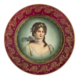 Antique Handpainted, Royal Vienna Plate