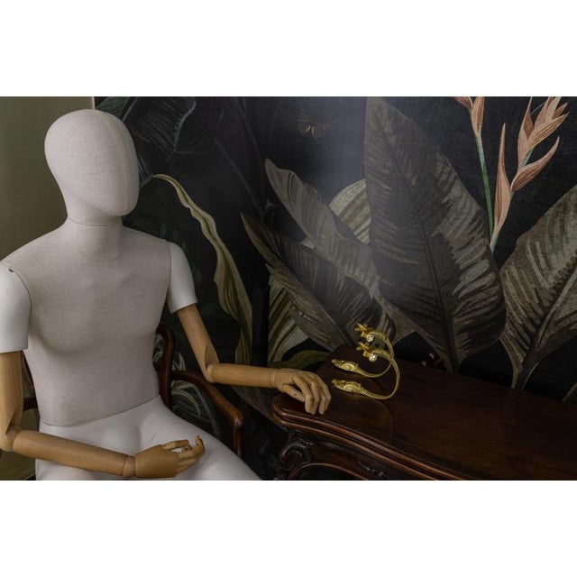 Late 19th Century Empire Revival French Gilt Bronze Curtain Tiebacks, 1890s, Set of 2 For Sale - Image 6 of 18