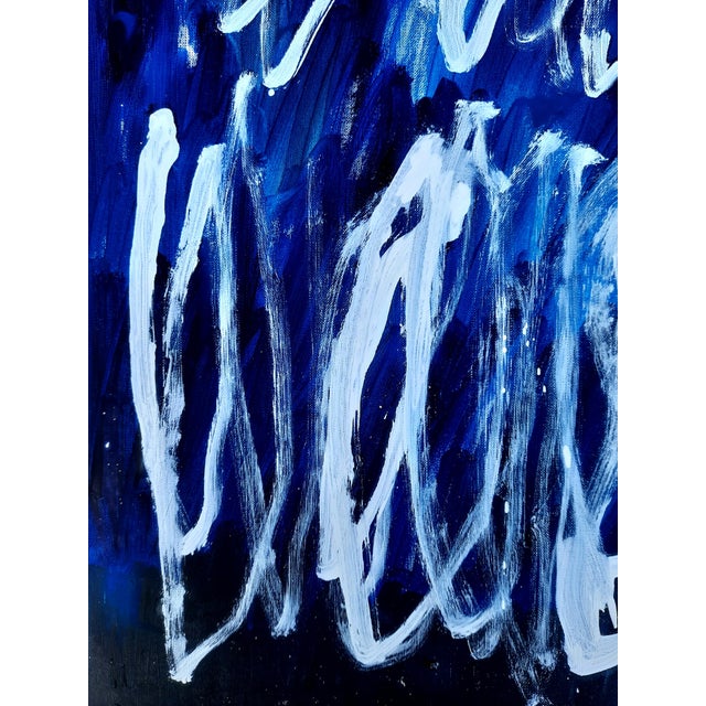 Abstract Original Oil Painting inspired by Cy Twombly. Oil on canvas grain Fine Art paper. Original artwork by Diane...