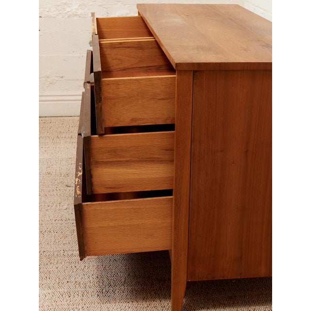 Wood Mid Century 1950’s Dixie Six Drawer Dresser For Sale - Image 7 of 12