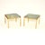Vintage Italian Brass and Marble Side Tables, 1970s, Set of 2 For Sale - Image 10 of 10