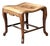 Vintage Asian Fretwork Stool For Sale