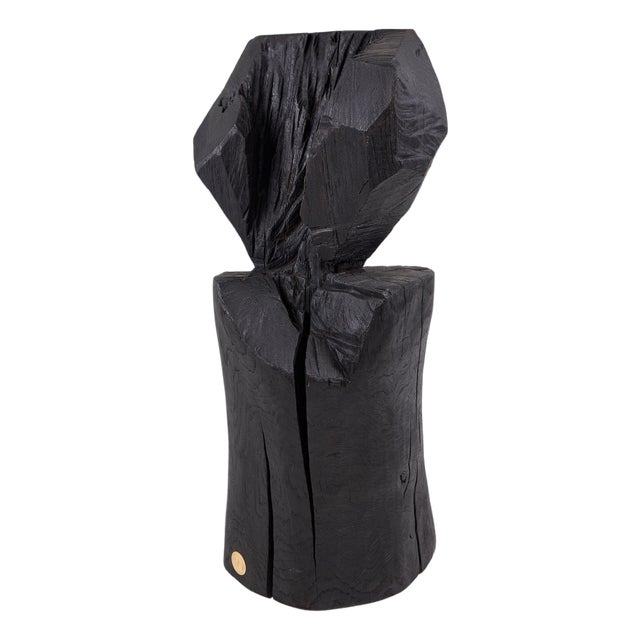 Still Stand Abstract Wood Sculpture by Logniture For Sale