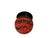Oriental Asian Black Red Lacquer Round Relief Scenery Accent Box For Sale - Image 9 of 11
