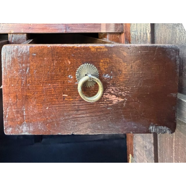 19th Century Tibetan Hand Painted Cabinet For Sale - Image 10 of 12