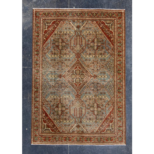 Red Turkish Anatolian Rug 3'7" x 5'2" #17145 For Sale - Image 8 of 8