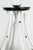 White & Black Murano 5 Arm Chandelier Fixture For Sale In Los Angeles - Image 6 of 10
