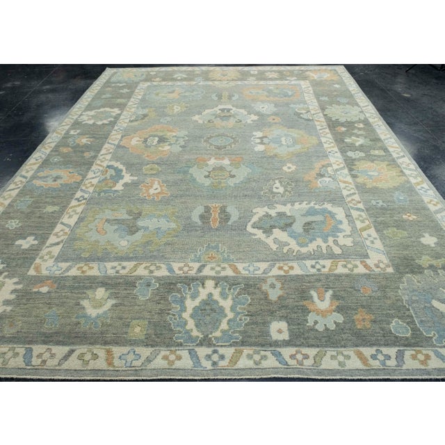 Turkish Oushak Rug 9'3" x 12'3" #18120 Explore a curated collection of hallway runners, wool rugs, and handmade...