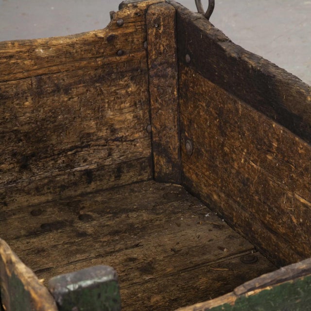 Industrial Box Trolley in Oak, 1890s For Sale - Image 12 of 13