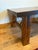 Rustic Up Cycled Red Coffee Table For Sale - Image 3 of 10