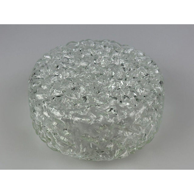 60s 70s ceiling lamp Glashütte Limburg Germany in Glass & Metall Object: wall lamp Manufacturer: Glashütte Limburg...