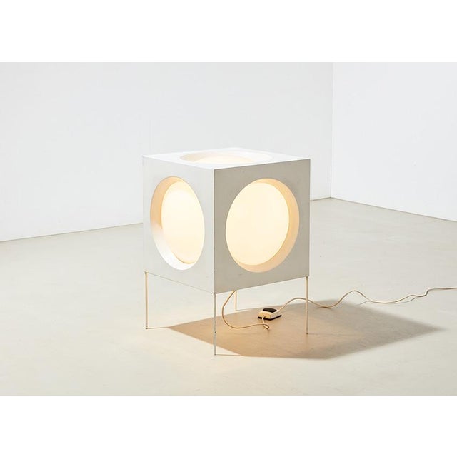 Cube Floor Lamp by Carl Moor for Bag Turgi, 1960s For Sale - Image 10 of 10