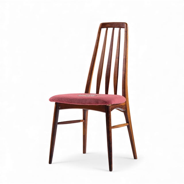 Mid-Century Modern Niels Koefoed Eva Mid Century Danish Rosewood Dining Chair For Sale - Image 3 of 10
