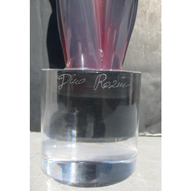 Modern Dino Rosin Art Glass Female Sculpture For Sale - Image 3 of 13