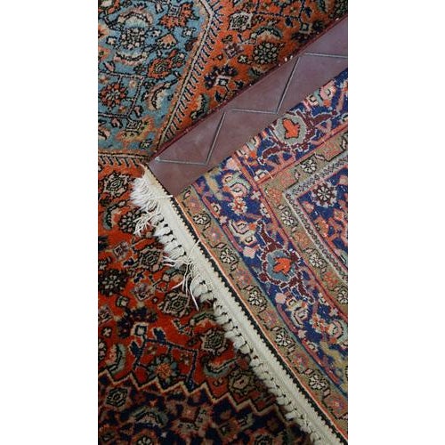 Textile Vintage Oriental Rug in Wool For Sale - Image 7 of 8