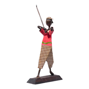 Manuel Felguerez Mid Century Metal Golfer Sculpture