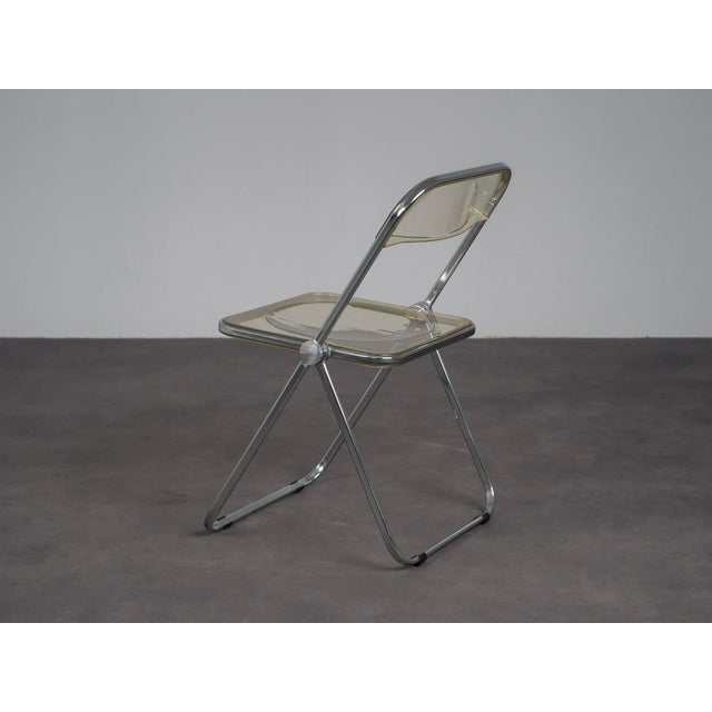 Plia Folding Chairs by Giancarlo Piretti for Castelli, Italy, 1970s, Set of 2 For Sale - Image 6 of 11