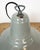 Industrial Grey Enamel Factory Pendant Lamp, 1960s For Sale - Image 14 of 18