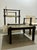 Very charming set of two chairs and their table by Gerd Lange for Bofinger, 1960. Also known as the Farmer chair. Just the...