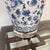 Blue + White Porcelain Table Lamp For Sale - Image 11 of 11