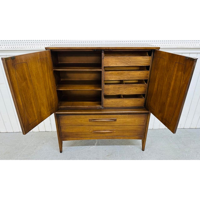 MidCentury Modern Broyhill Emphasis Walnut Gentleman’s Chest Chairish