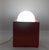 Red Ceramic Table Lamp by Enzo Bioli for Il Picchio, Italy, 1960s For Sale - Image 9 of 10