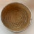 Late 20th Century Handwoven Coil Basket With Metal Band 12" For Sale - Image 5 of 9