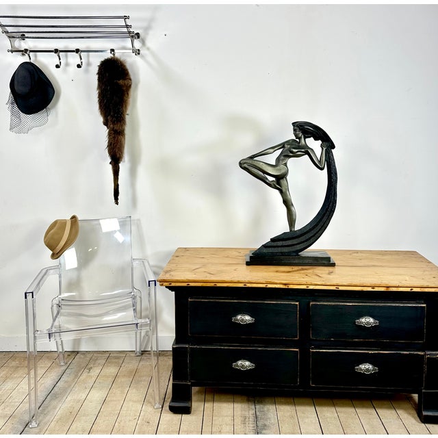 1990s The Dancer with Drapery Figure by Alexsander Danel, 1990 For Sale - Image 5 of 14